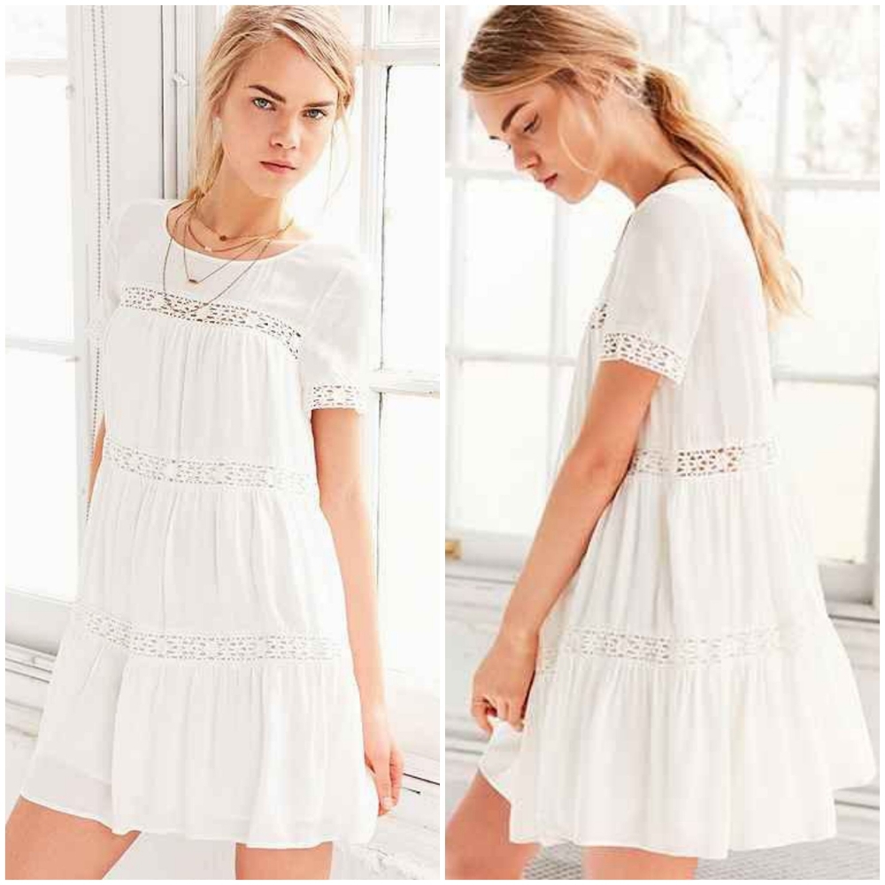 Alice & Urban Outfitters White Lace Eleonora Dress